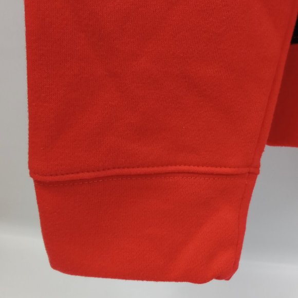 Nautica 1/4 Zip Front Fleece Sweater Sunrise Red Size Medium NWT - Picture 4 of 9
